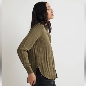 Madewell - Crinkle Button-Up